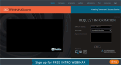 Desktop Screenshot of 3dtraining.com